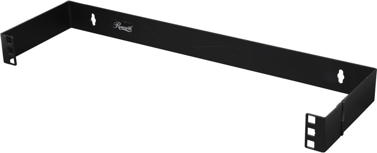 Rosewill 1U 19-inch Wall Mount Bracket for Patch Panel with Hinge Design RSA-1UBRA001