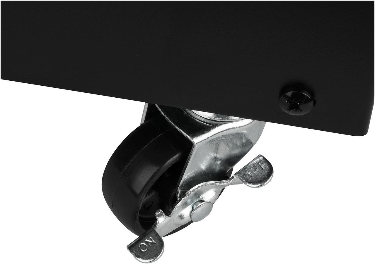 Alt view image 4 of 7 - Rosewill 9U Portable Open Server Rack Rolling Cabinet with Handles for Servers, Network, Telecommunications Equipment, 20" Deep - RSPR-9U001