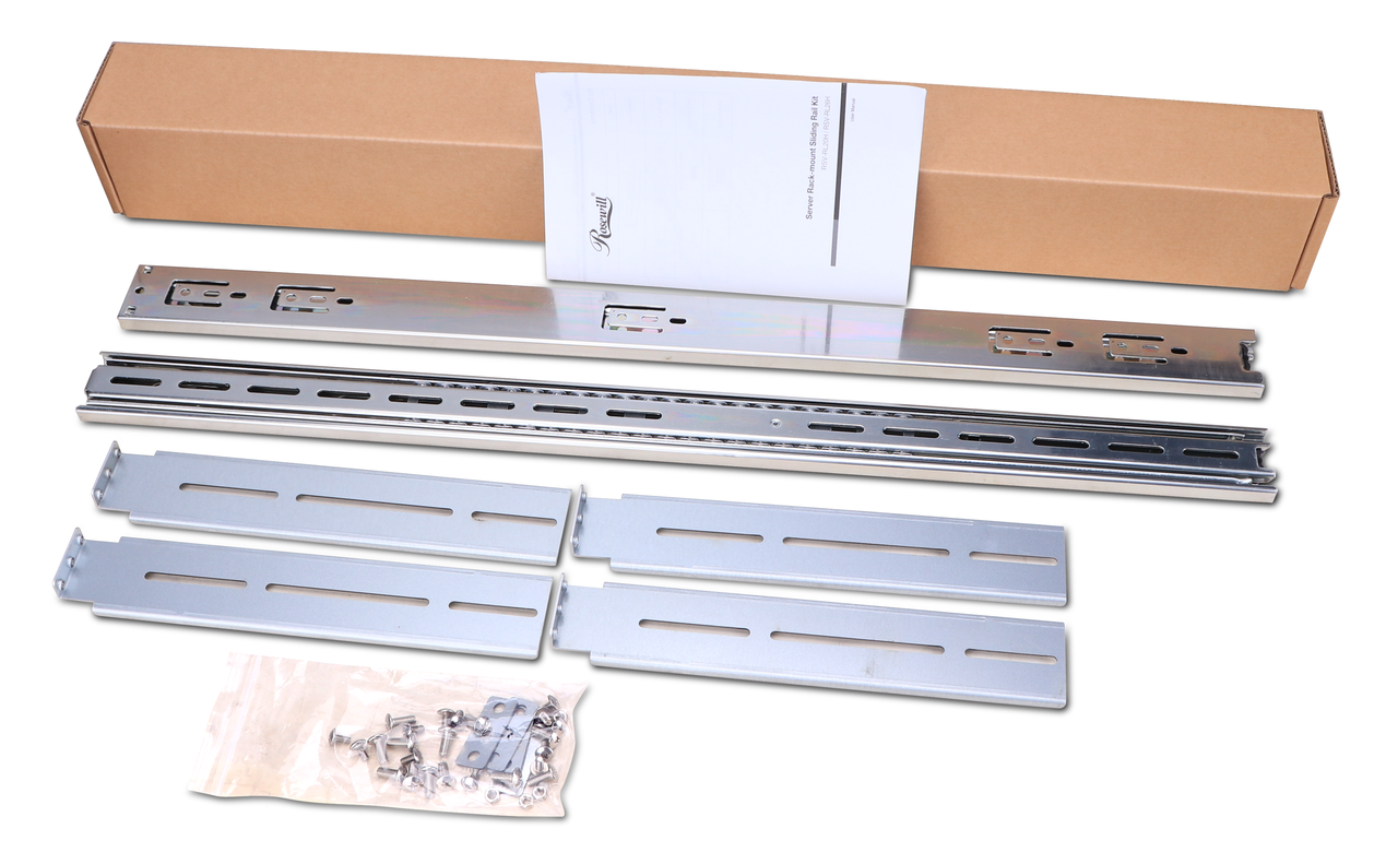 Rosewill Server Rail Kit - Adjustable Sliding Rails For 2U To 5U Server Chassis