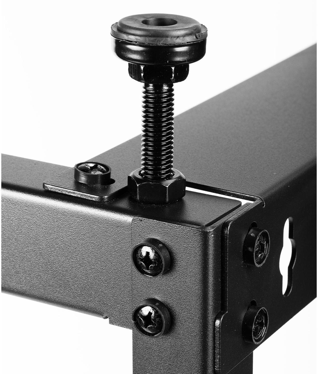 Alt view image 9 of 16 - Rosewill 20U Open Frame Network Rack for Servers & AV Gear,Server Rack Floor Standing or Wall Mounted, AV Rack for 19" Networking, Servers and Audio 20 inches Depth-RSWR-20U001
