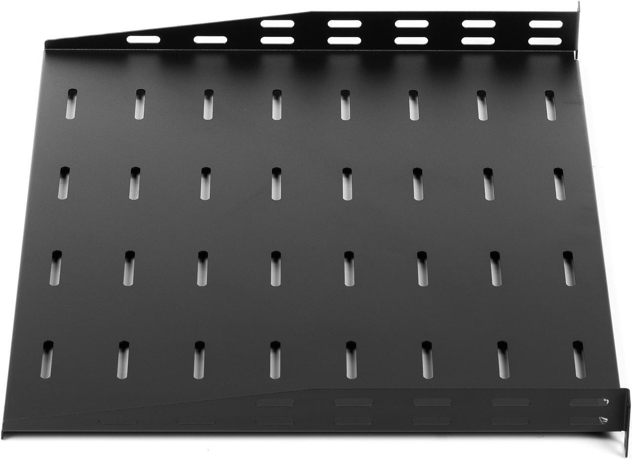 Alt view image 5 of 5 - Rosewill 1U 19-Inch Universal Vented Rack Mount Cantilever Server Cabinet Shelf 16-Inches Deep Black, 2 Pack-RSA-1USHF003D