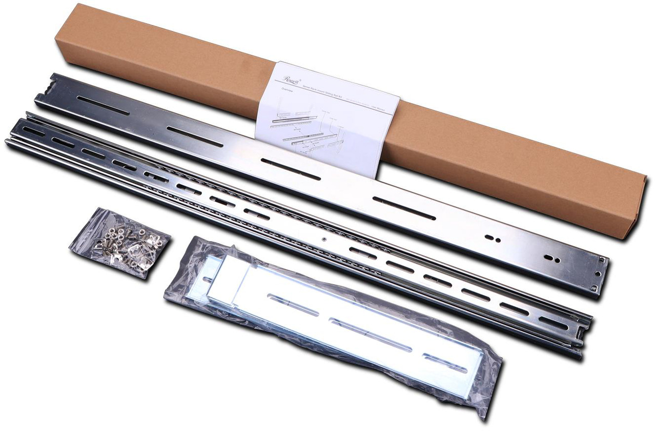 Open Box: Rosewill Rackmount Sliding Chassis Rail Kit for 2U to 5U Chassis (Adjustable 26" to 39.4" Depth) 3-Section For Server Chassis / Server Case / Rackmount Case - RSV-RL26HV2 - Newegg.com - Open Box condition - Image 8