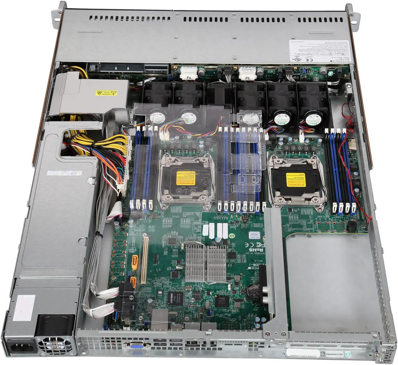 Alt view image 5 of 7 - SUPERMICRO SYS-1028R-TDW 1U Rackmount Server Barebone Dual LGA 2011 Intel C612