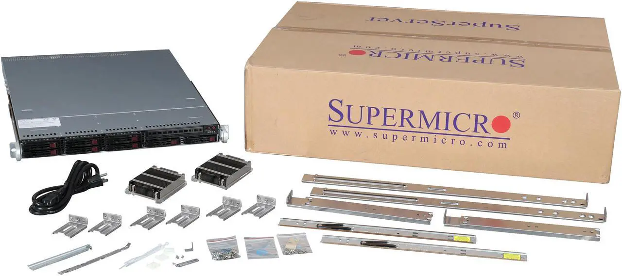 Alt view image 7 of 7 - SUPERMICRO SYS-1028R-TDW 1U Rackmount Server Barebone Dual LGA 2011 Intel C612