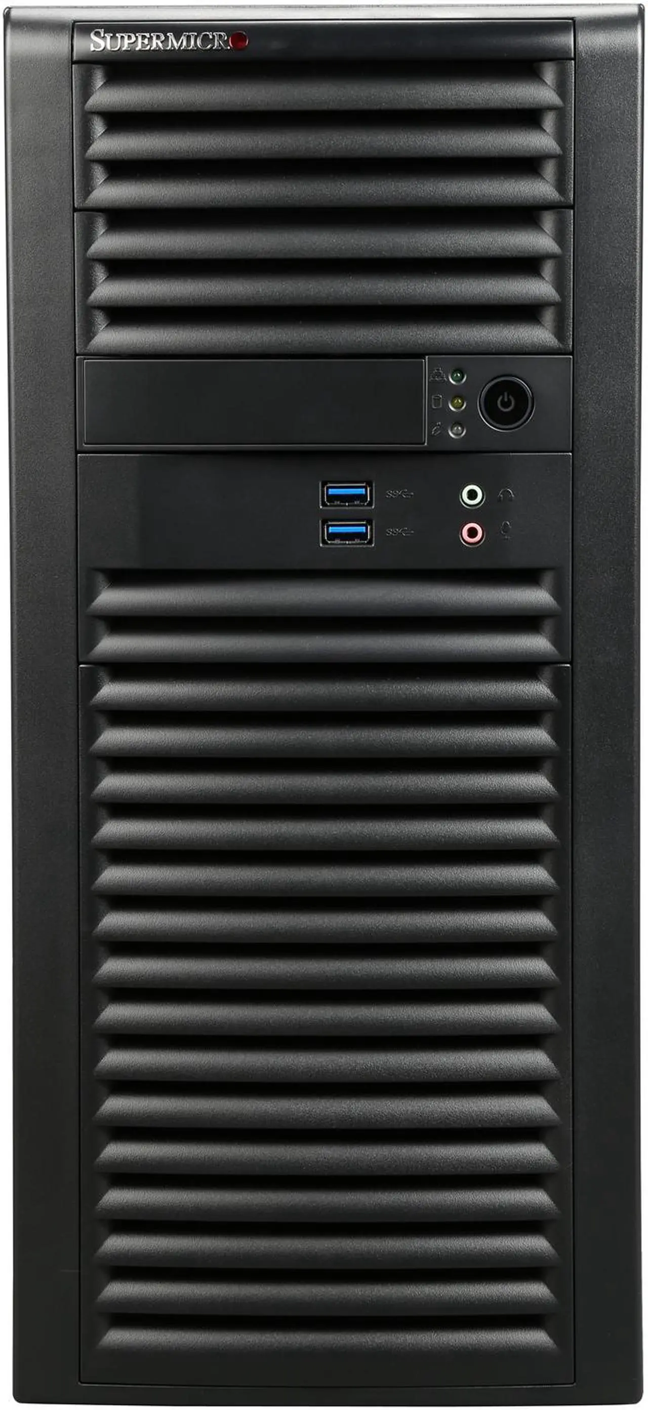 Alt view image 3 of 8 - SUPERMICRO SYS-5038A-I Mid-Tower Server Barebone LGA 2011 Intel C612 2133/1866/1600/1333MHz ECC DDR4 SDRAM 72-bit, 288-pin (RDIMM/LRDIMM) / 284-pin gold-plated DIMMs