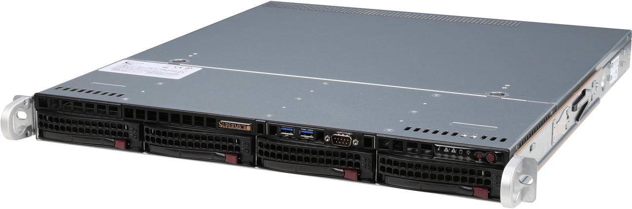 SUPERMICRO SYS-5019S-M 1U Rackmount Server Barebone Single Socket H4 (LGA 1151) Intel C236 DDR4 2133/1866/1600