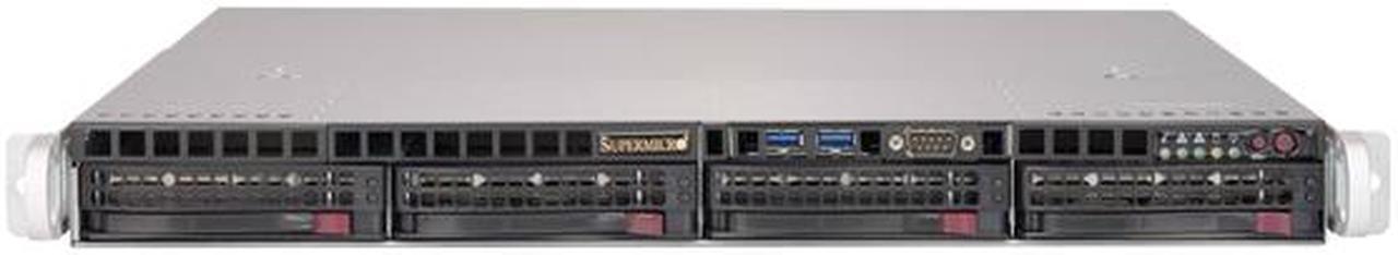 Alt view image 3 of 4 - SUPERMICRO SYS-5019S-MN4 1U Rackmount Server Barebone LGA 1151 Intel C236 2400 / 2133 / 1866 / 1600 MHz ECC DDR4 SDRAM 72-bit, 288-pin (UDIMM) gold-plated DIMMs