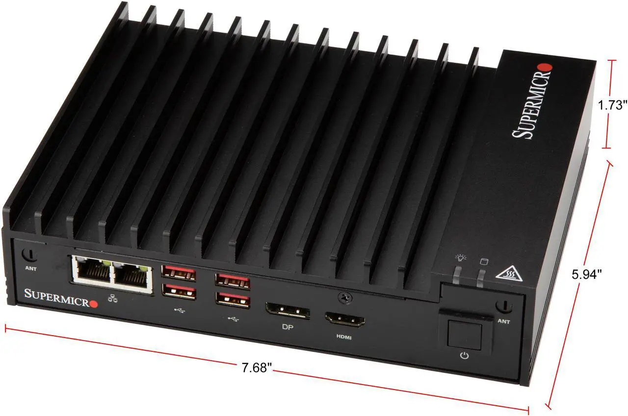 Alt view image 2 of 3 - SUPERMICRO SYS-E100-9W-L 3.5" SBC Server Barebone DDR4 up to 2400MHz
