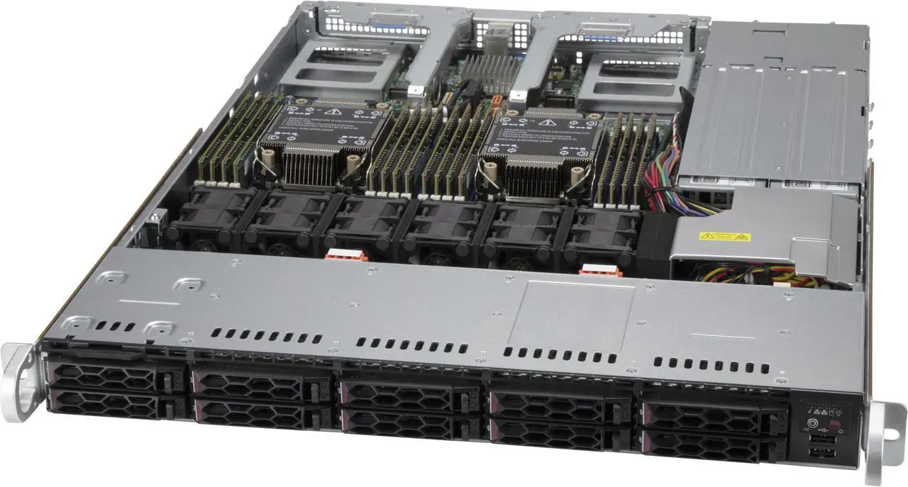 Main image of SUPERMICRO SuperServer SYS-120C-TN10R 1U Rackmount Server Barebone, Complete System Only ! For Customized Please Contact with Newegg B2B