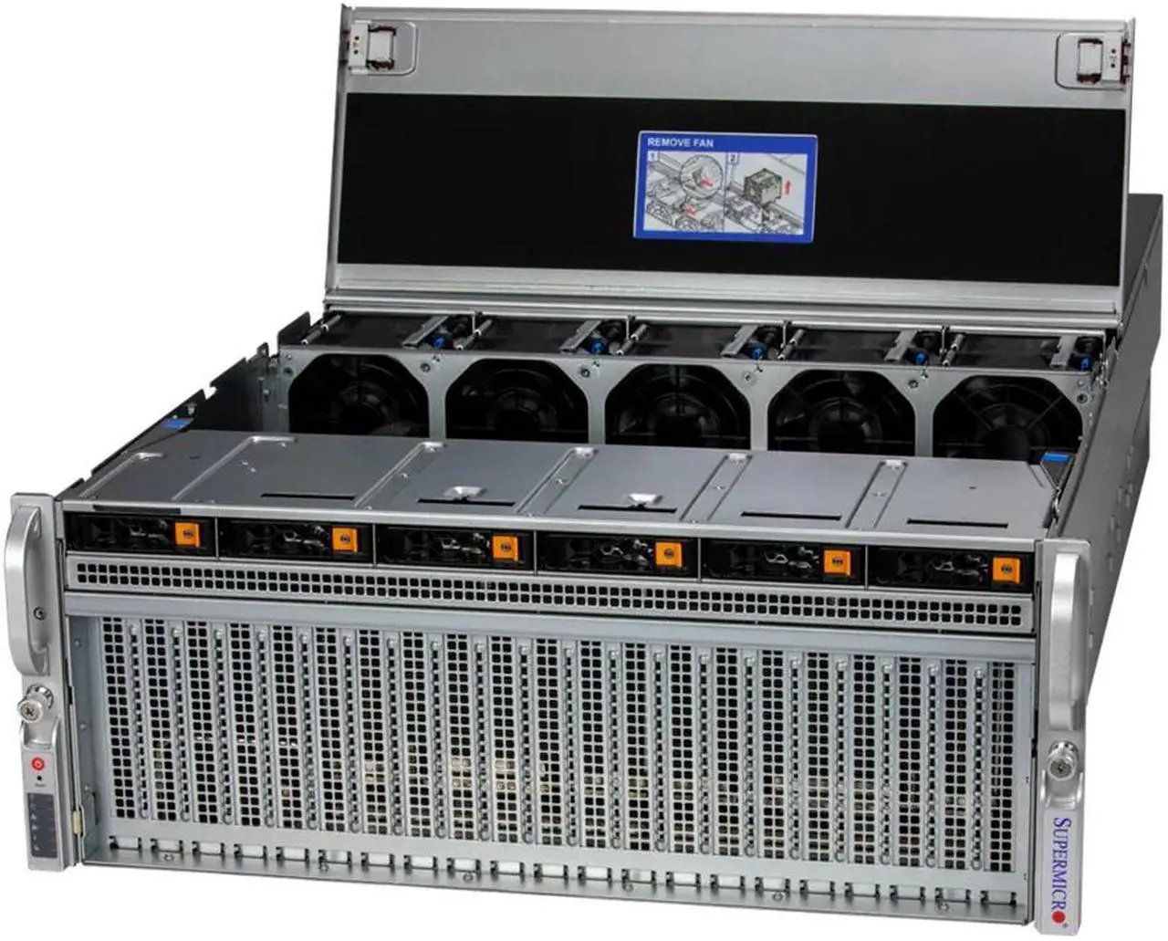 Alt view image 5 of 5 - SUPERMICRO SYS-421GU-TNXR 4U Rackmount Server Barebone LGA 4677 Intel C741 DDR5 4800