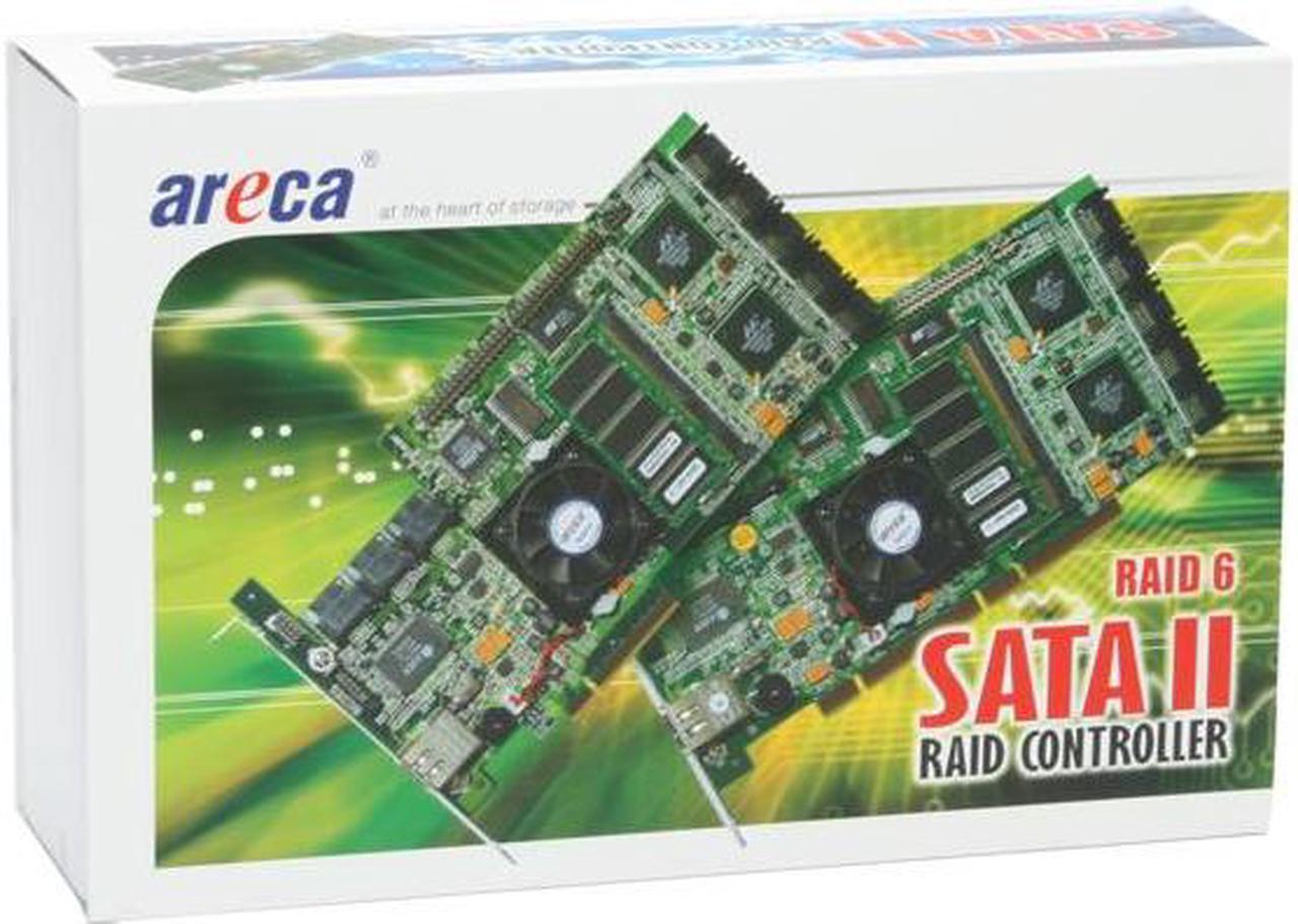 Alt view image 3 of 6 - areca ARC-1280ML PCI-Express x8 SATA II (3.0Gb/s) Controller Card