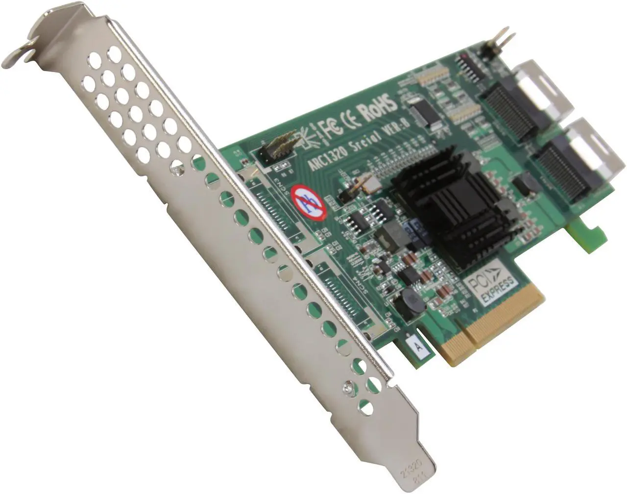 Main image of areca ARC-1320-8I PCIe 2.0 x8 Lanes MD2 Low Profile SAS 8 Ports PCIe 2.0 6Gb/s SAS Host Adapter