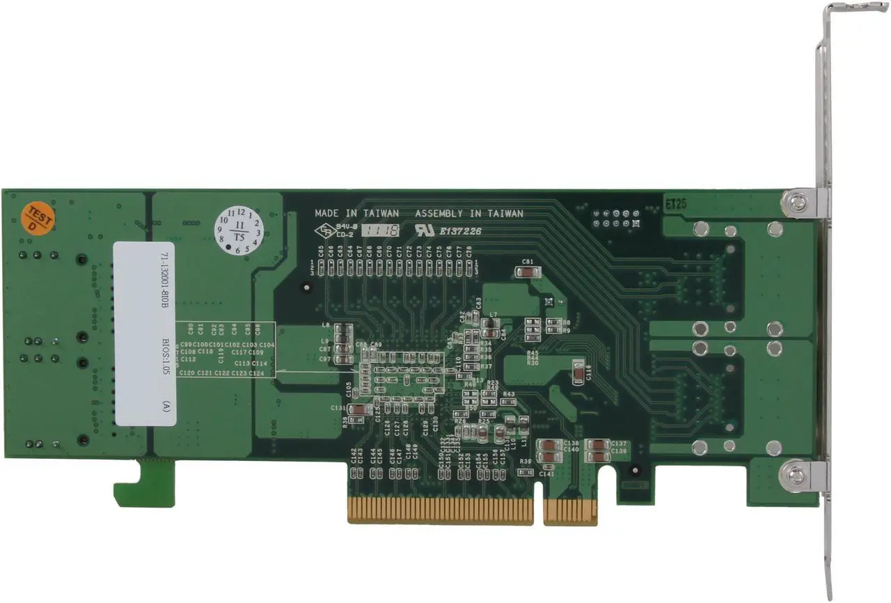 Alt view image 4 of 5 - areca ARC-1320-8I PCIe 2.0 x8 Lanes MD2 Low Profile SAS 8 Ports PCIe 2.0 6Gb/s SAS Host Adapter