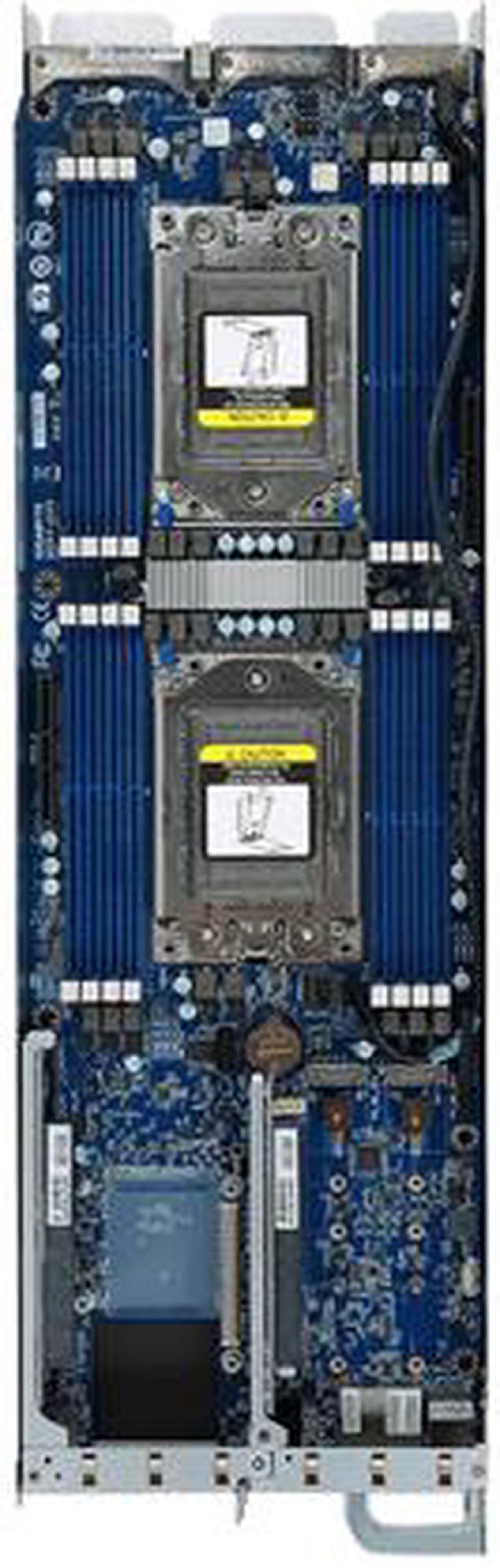 Alt view image 5 of 10 - GIGABYTE H262-Z61 2U Rackmount Server Barebone Socket SP3 DDR4 3200