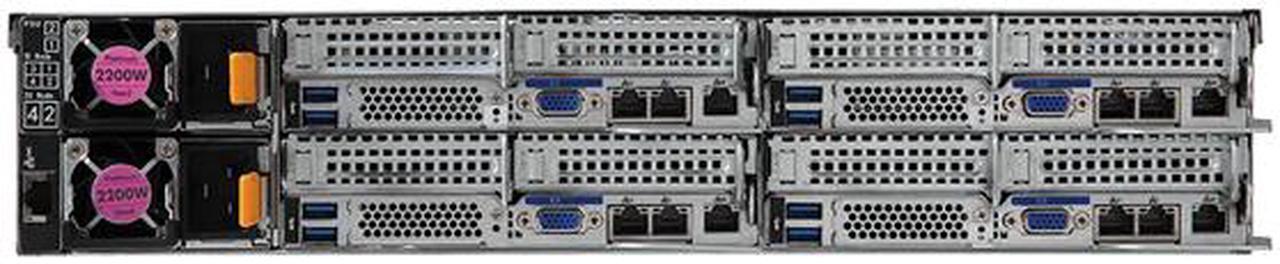 Alt view image 10 of 10 - GIGABYTE H262-Z61 2U Rackmount Server Barebone Socket SP3 DDR4 3200