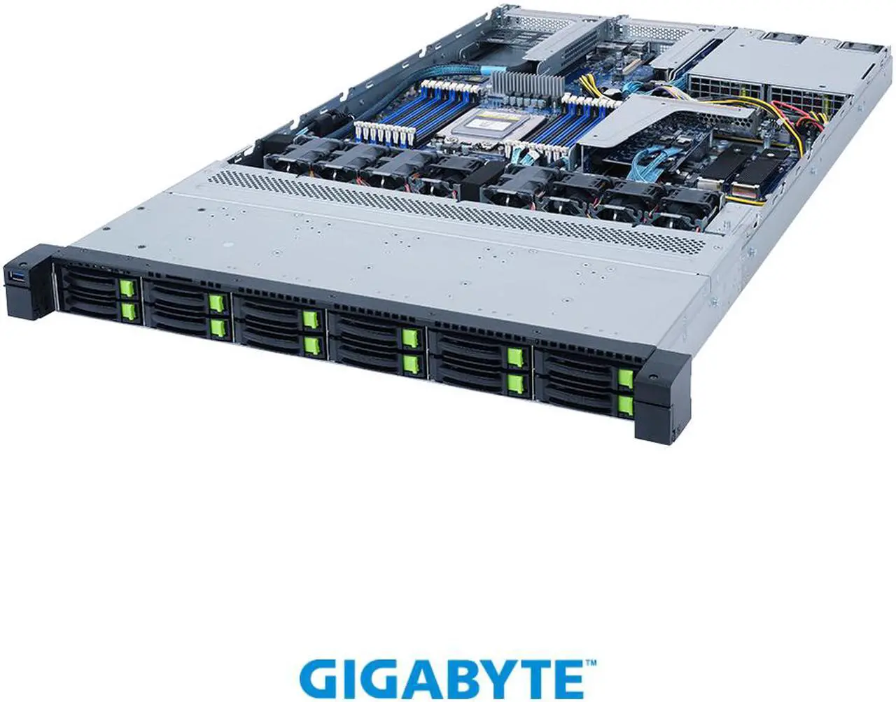 GIGABYTE R162ZA2 1U Rackmount Server Barebone