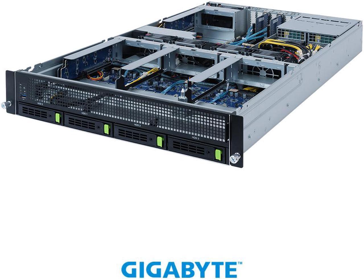 Alt view image 2 of 4 - GIGABYTE G242-P36 HPC/AI Arm Server - Ampere® Altra® Max - 2U UP 2 x PCIe Gen4 GPUs