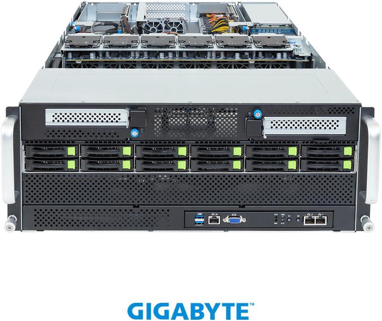 Alt view image 2 of 5 - GIGABYTE G494-ZB4-AAP2 HPC/AI Server - AMD EPYC™ 9005/9004 - 4U DP NVIDIA OVX™ 8 x PCIe Gen5 GPUs