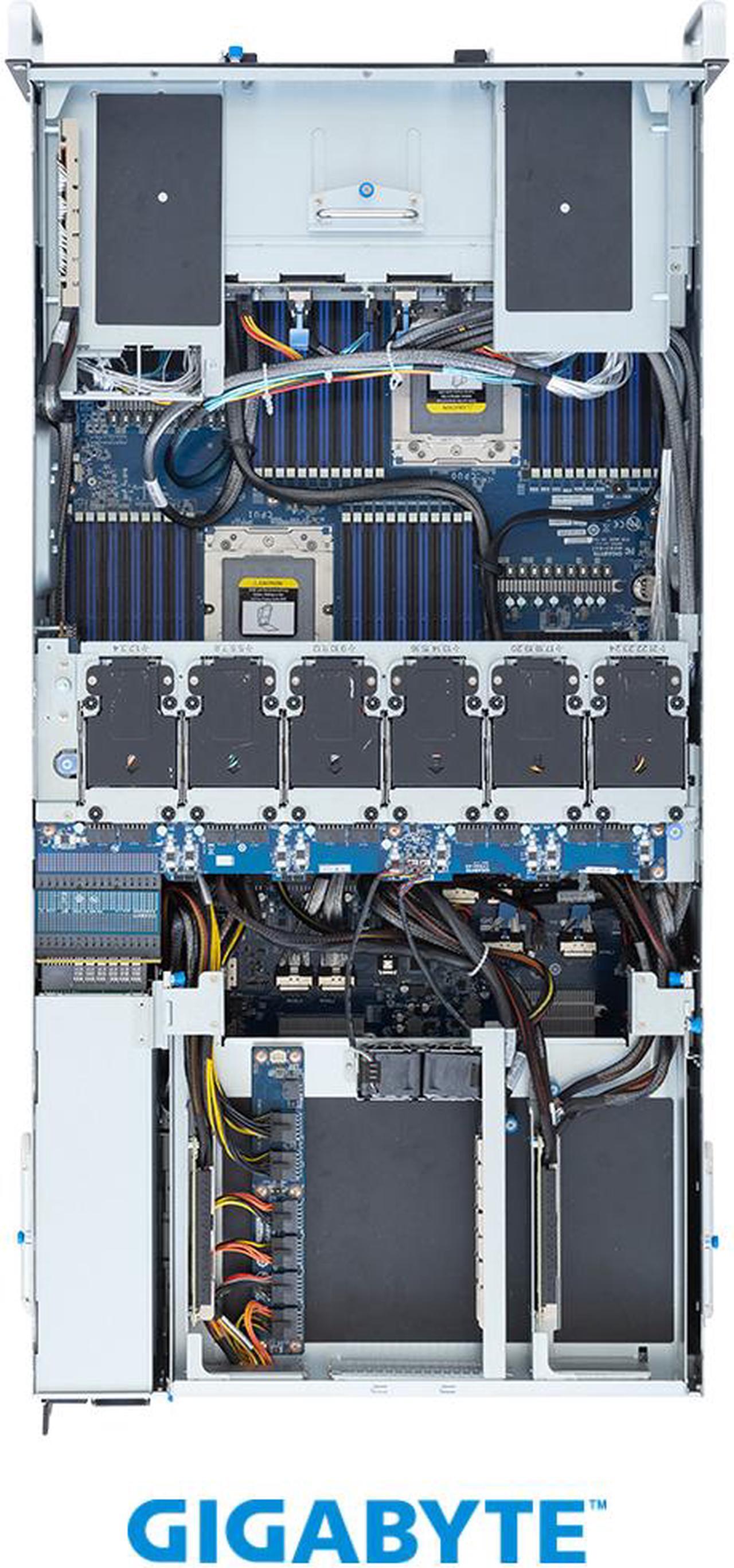 Alt view image 3 of 5 - GIGABYTE G494-ZB4-AAP2 HPC/AI Server - AMD EPYC™ 9005/9004 - 4U DP NVIDIA OVX™ 8 x PCIe Gen5 GPUs