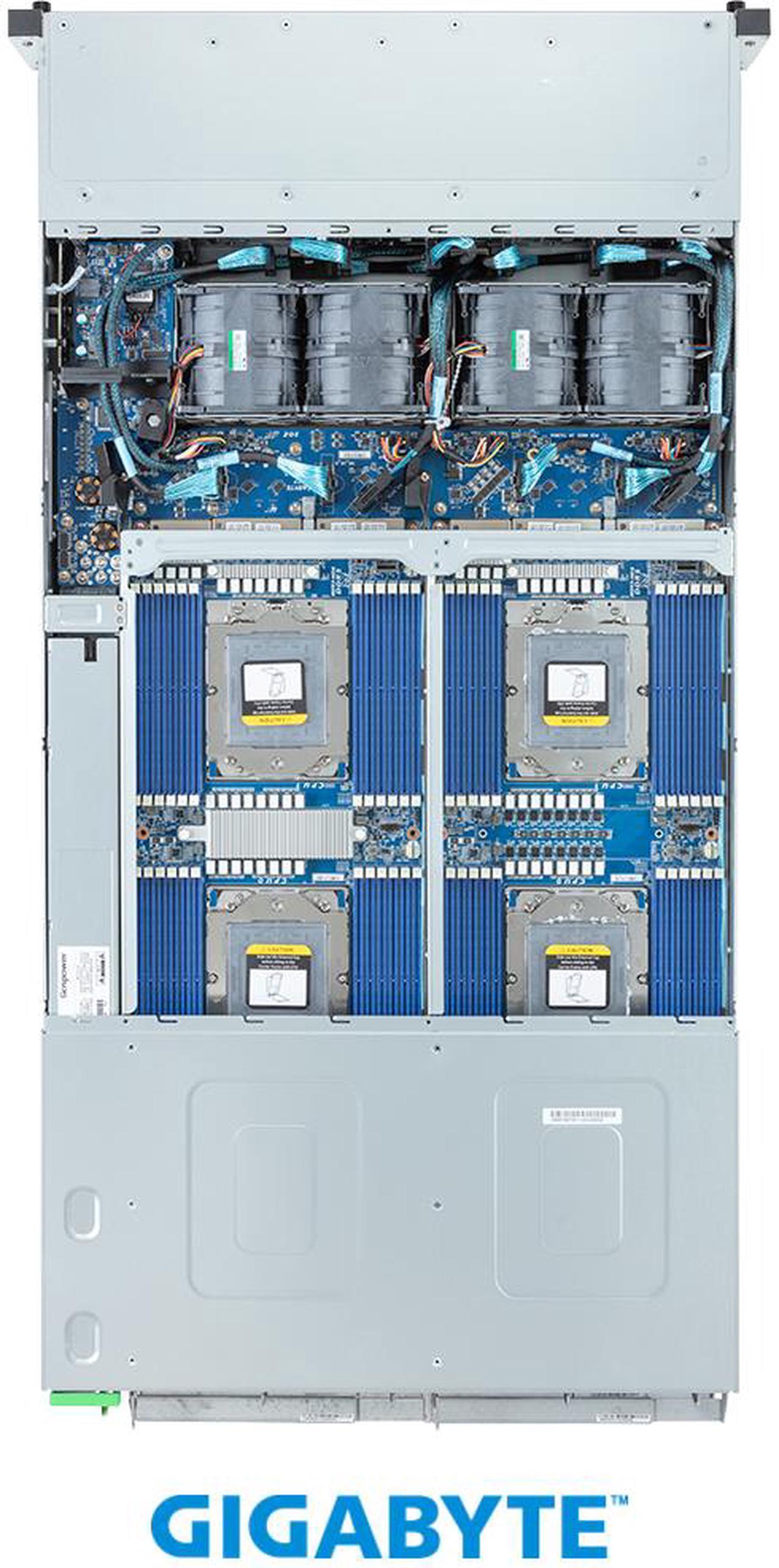 Alt view image 5 of 7 - GIGABYTE H273-Z81-AAW1 High Density Server - AMD EPYC™ 9004 - 2U 4-Node DP 8-Bay Gen4 NVMe/SATA/SAS 3000W