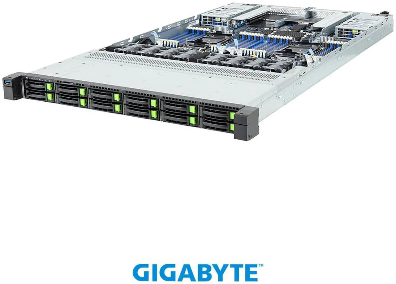 Main image of GIGABYTE R184-S92-AAV1 Rack Server - Intel® Xeon® 6 Processors - 1U DP 12-Bay Gen5 NVMe/SATA/SAS-4