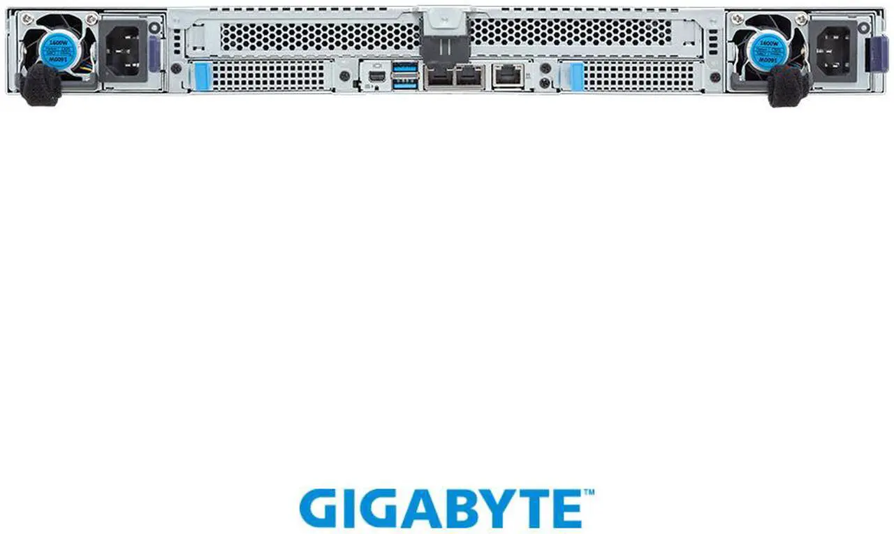 Alt view image 3 of 5 - GIGABYTE R184-S92-AAV1 Rack Server - Intel® Xeon® 6 Processors - 1U DP 12-Bay Gen5 NVMe/SATA/SAS-4