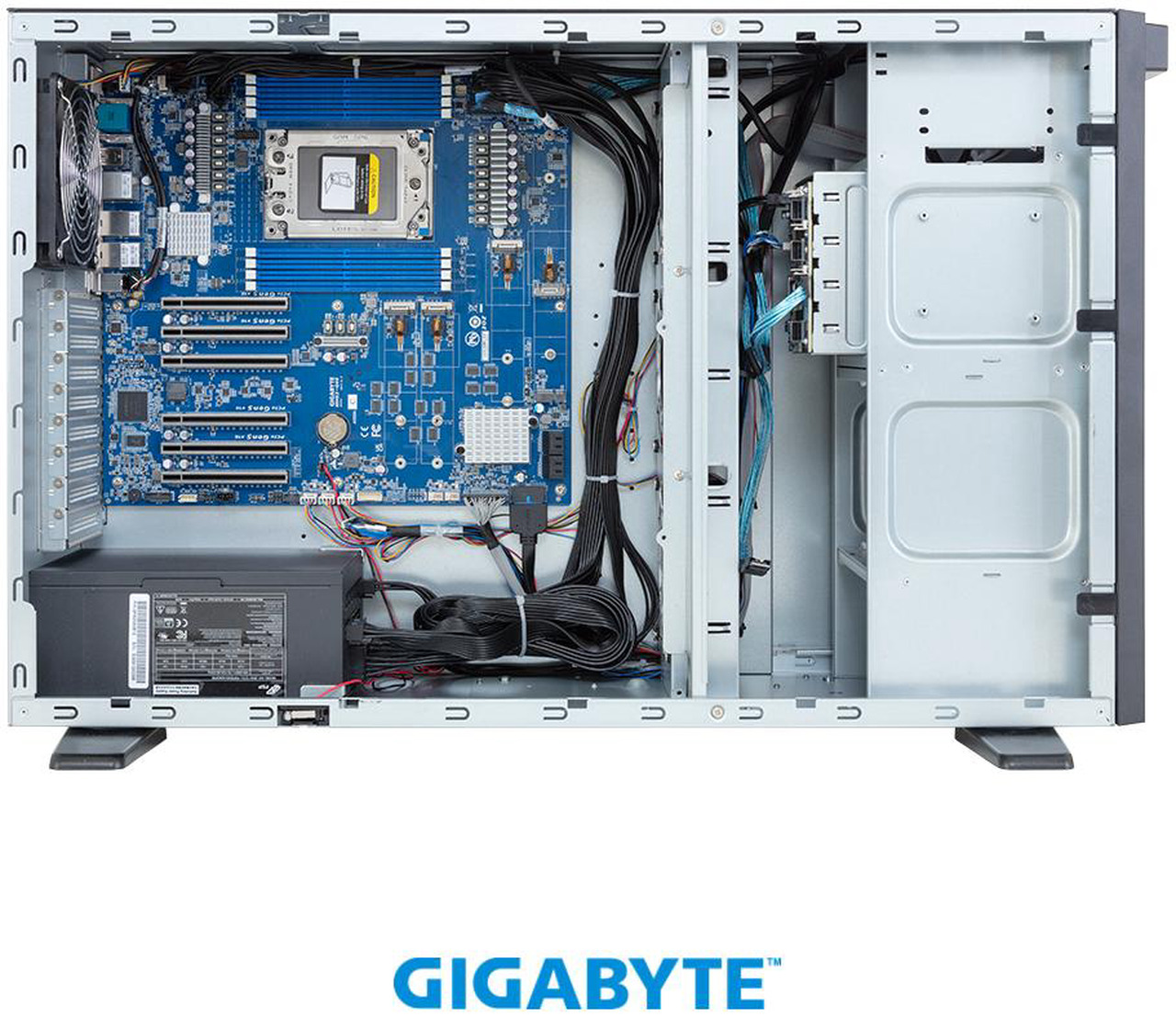 Open Box: GIGABYTE W773-H5D-AA01 GPU Workstation - AMD Ryzen(TM) Threadripper(TM) PRO 7000/9000 WX - Newegg.com - Open Box condition - Image 11
