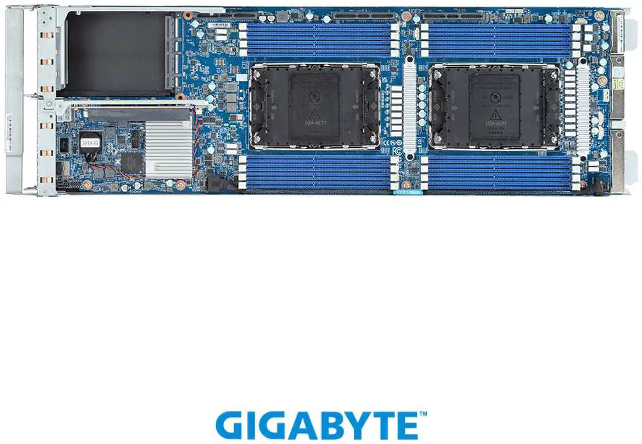 Alt view image 6 of 7 - GIGABYTE H263-S64-IAW1 High Density Server - 5th/4th Gen Intel® Xeon® Scalable - 2U 4-Node 8-Bay Gen4 NVMe/SATA/SAS Immersion