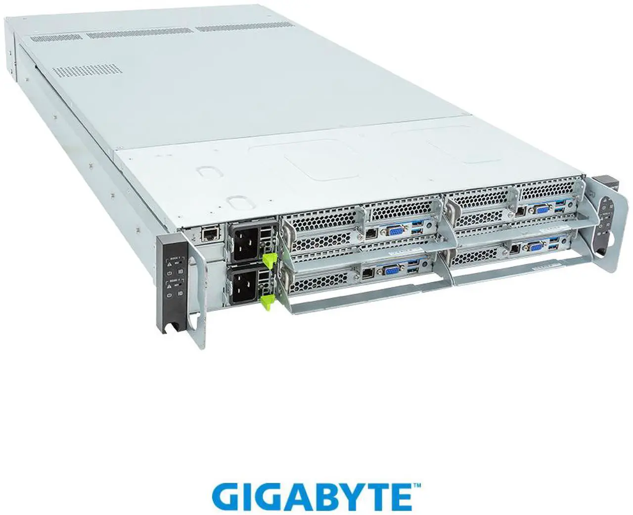 Alt view image 7 of 7 - GIGABYTE H263-S64-IAW1 High Density Server - 5th/4th Gen Intel® Xeon® Scalable - 2U 4-Node 8-Bay Gen4 NVMe/SATA/SAS Immersion