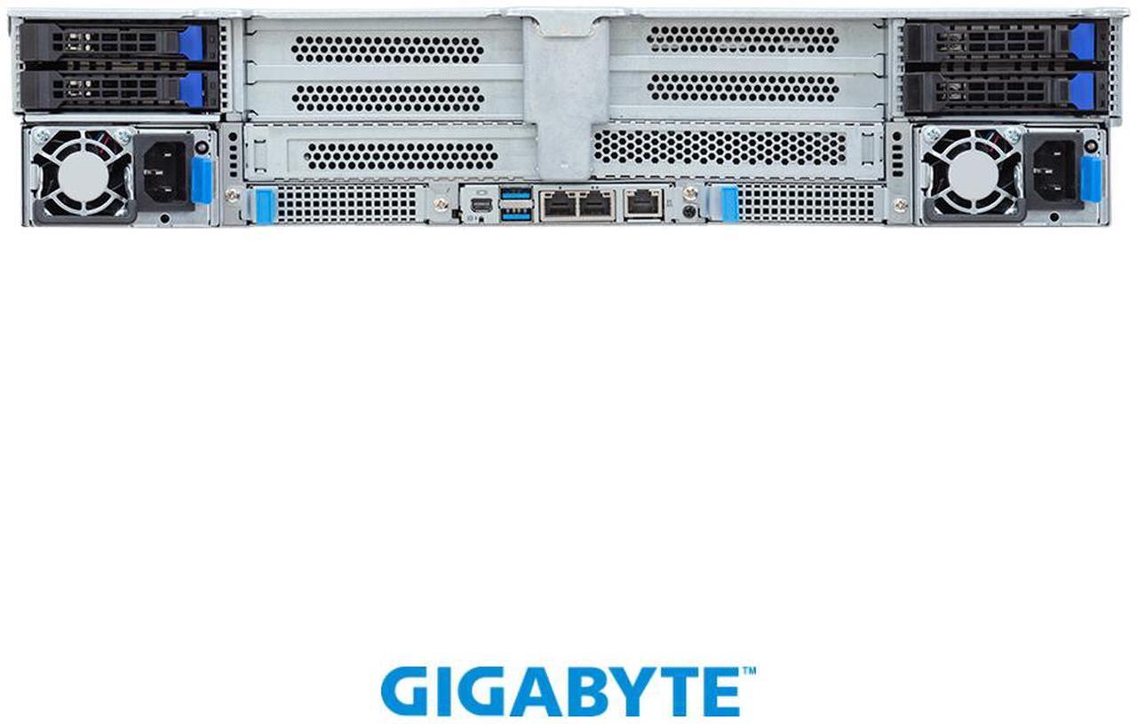 Alt view image 3 of 4 - GIGABYTE R283-Z94-AAV1 Rack Server - AMD EPYC™ 9005/9004 - 2U DP 12+4-Bay Gen5 NVMe/SATA/SAS-4 (12 x NVMe) Titanium