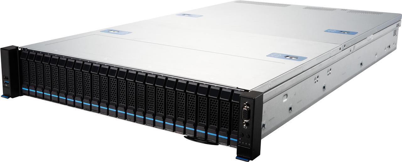 Main image of MSI S2205-04-10G Server Barebone, Dual 4th/5th Gen Intel® Xeon® Scalable processors, 4 NVMe Hybrid Hot-swap drive bays(w/ 8 SATA), 2x 10Gb Networking.