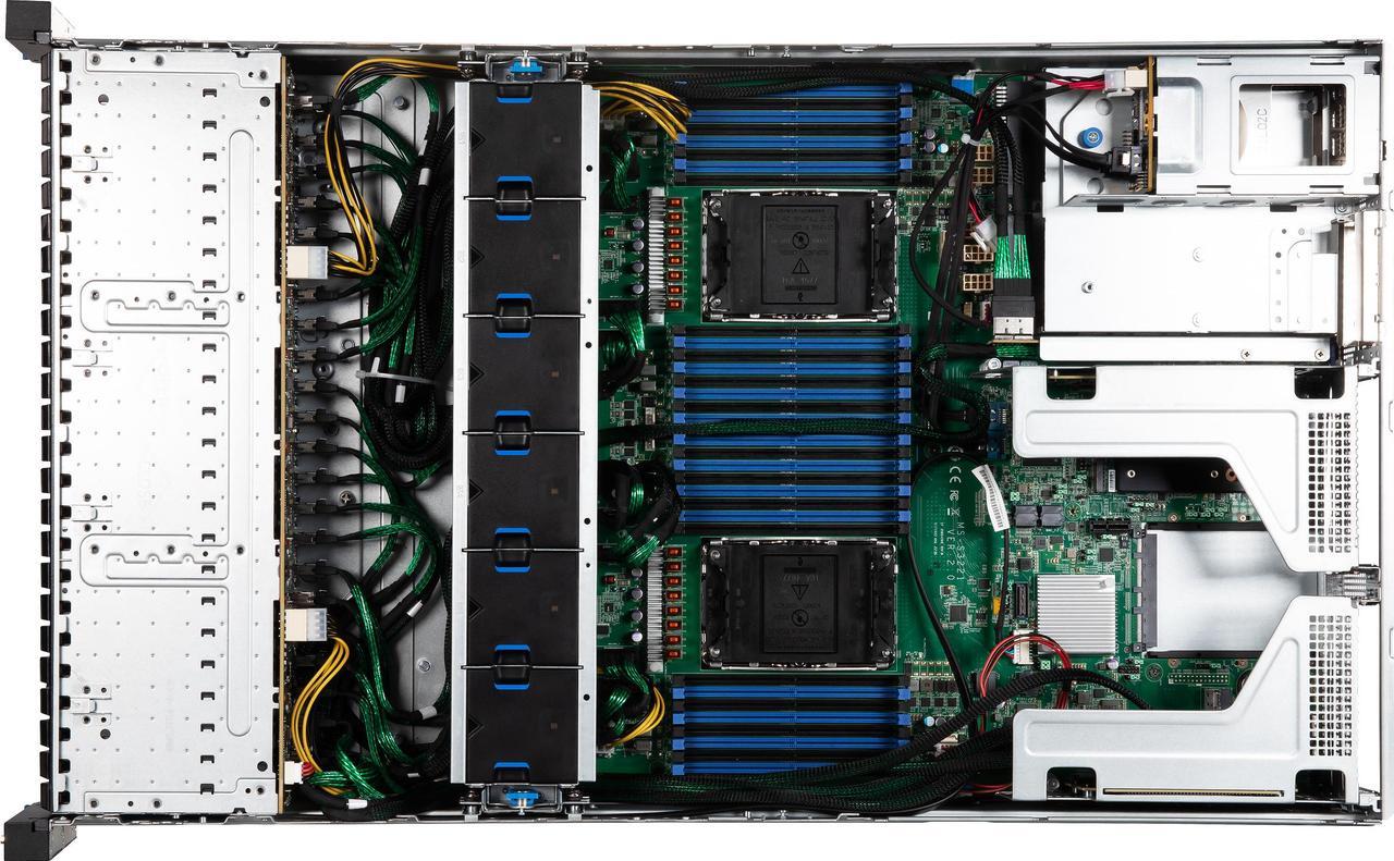 Alt view image 5 of 7 - MSI S2205-04-10G Server Barebone, Dual 4th/5th Gen Intel® Xeon® Scalable processors, 4 NVMe Hybrid Hot-swap drive bays(w/ 8 SATA), 2x 10Gb Networking.