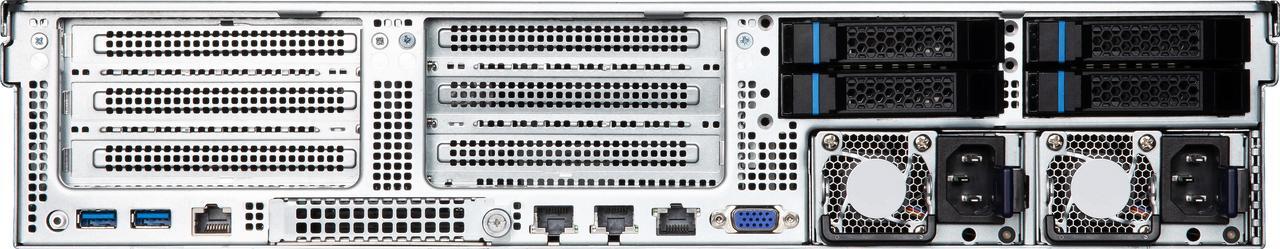 Alt view image 6 of 7 - MSI S2205-04-10G Server Barebone, Dual 4th/5th Gen Intel® Xeon® Scalable processors, 4 NVMe Hybrid Hot-swap drive bays(w/ 8 SATA), 2x 10Gb Networking.