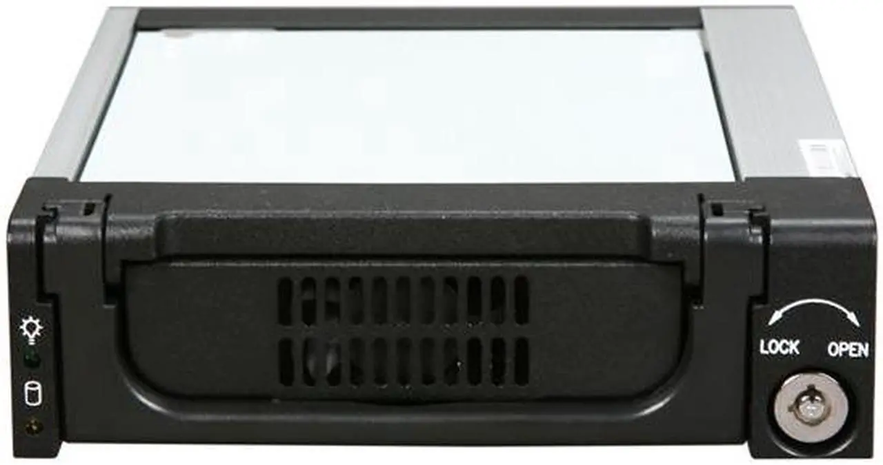Alt view image 3 of 6 - iStarUSA T-7-SA Rugged 5.25" to 3.5" SATA SAS 6 Gbps HDD Hot-swap Rack
