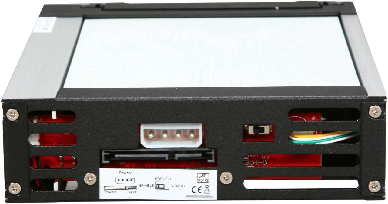 Alt view image 6 of 6 - iStarUSA T-7-SA Rugged 5.25" to 3.5" SATA SAS 6 Gbps HDD Hot-swap Rack