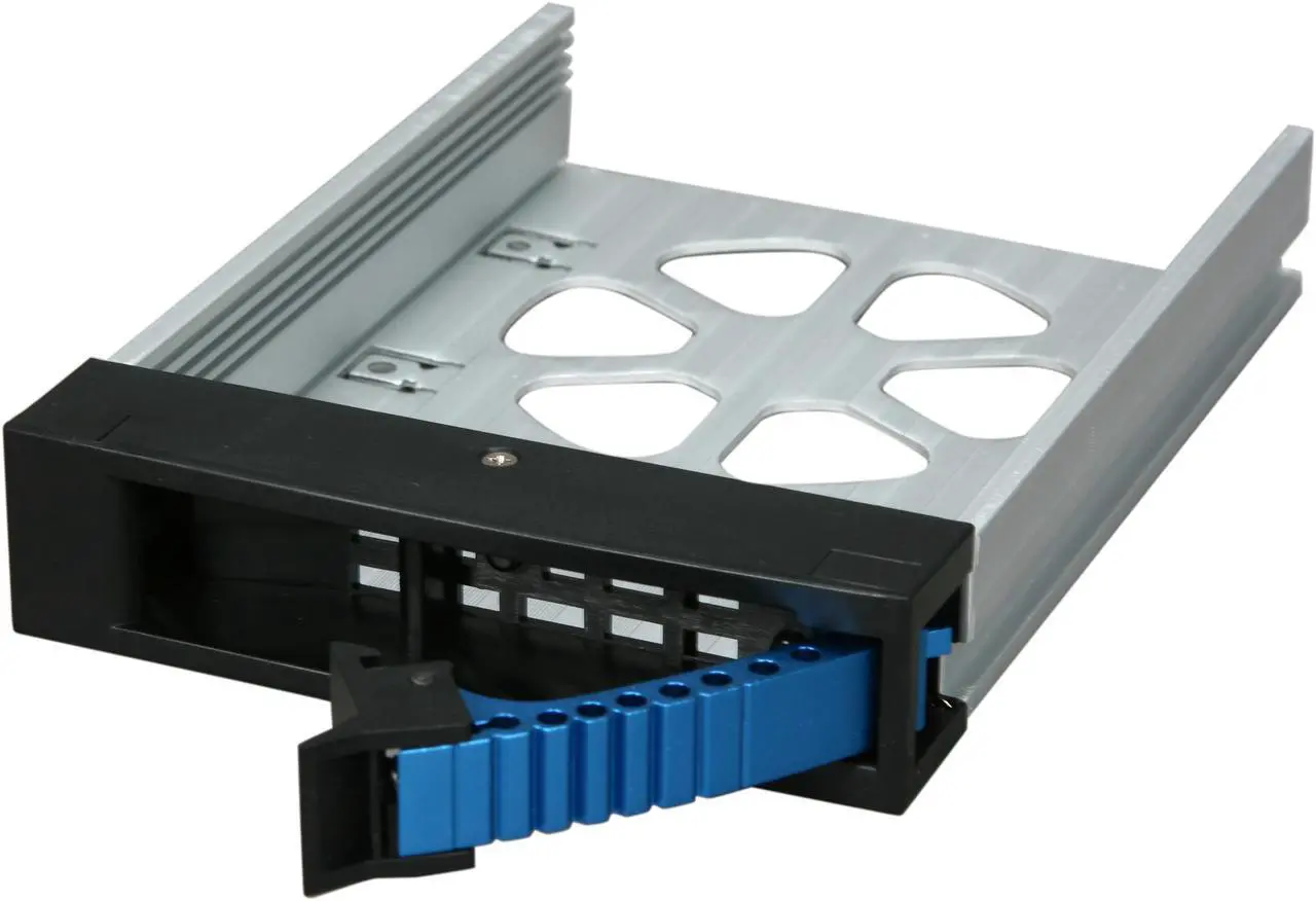 Alt view image 4 of 7 - iStarUSA BPU-HSTRAY-3BL 3 x SAS/SATA Blue Handles Hard Drive Tray pack - OEM