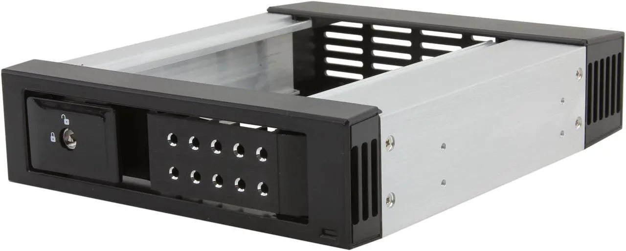 Main image of iStarUSA BPN-DE110SS-BLACK Trayless 5.25" to 3.5" SATA SAS 6 Gbps HDD Hot-swap Rack