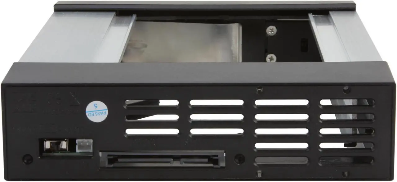 Alt view image 5 of 11 - iStarUSA BPN-DE110SS-BLACK Trayless 5.25" to 3.5" SATA SAS 6 Gbps HDD Hot-swap Rack