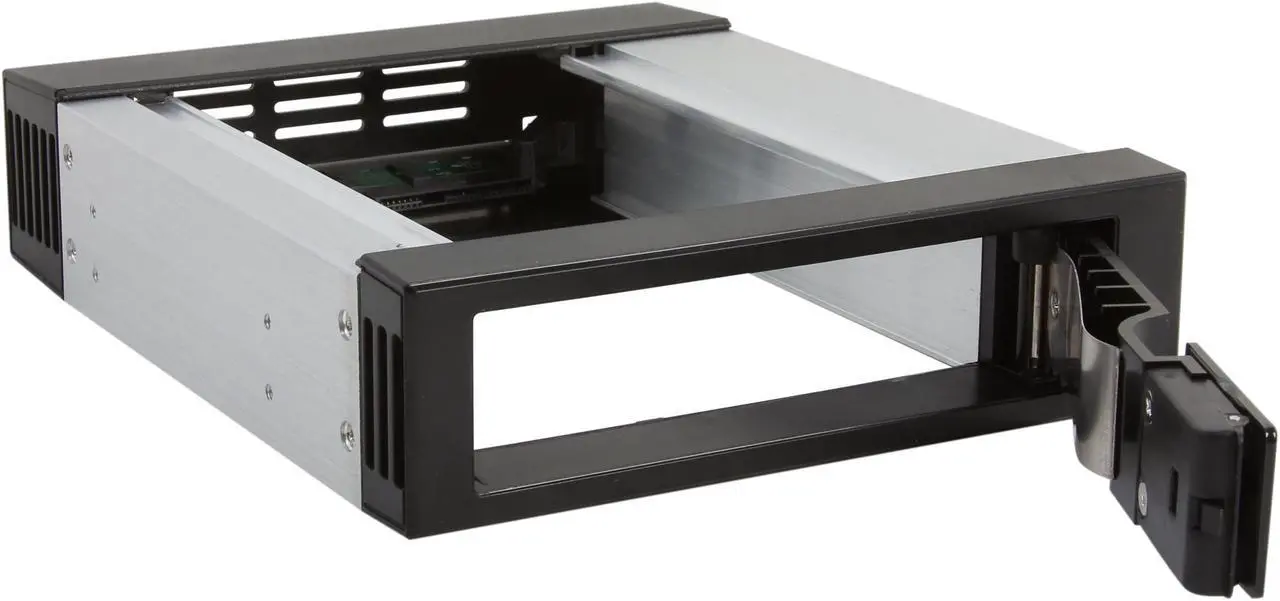Alt view image 6 of 11 - iStarUSA BPN-DE110SS-BLACK Trayless 5.25" to 3.5" SATA SAS 6 Gbps HDD Hot-swap Rack