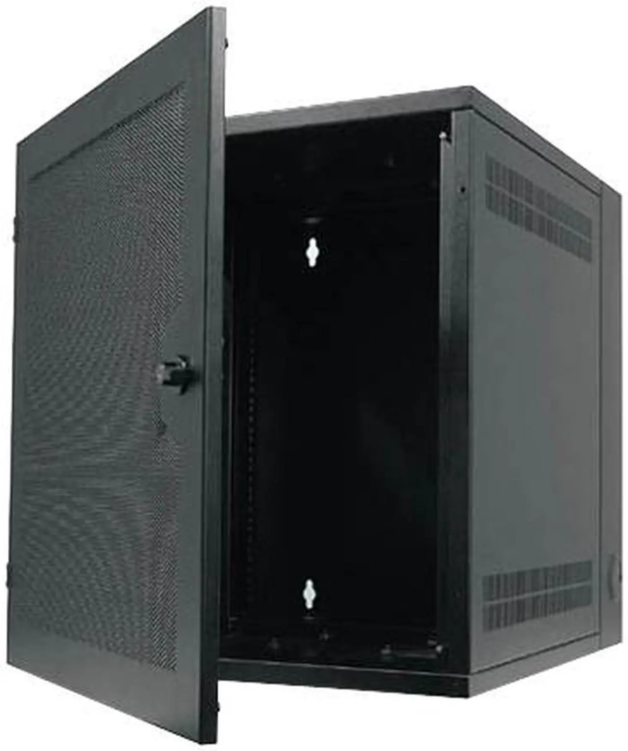 Alt view image 2 of 2 - APC AR100HD 13U NetShelter WX w/Threaded Hole Vertical Mounting Rail Vented Front Door Black