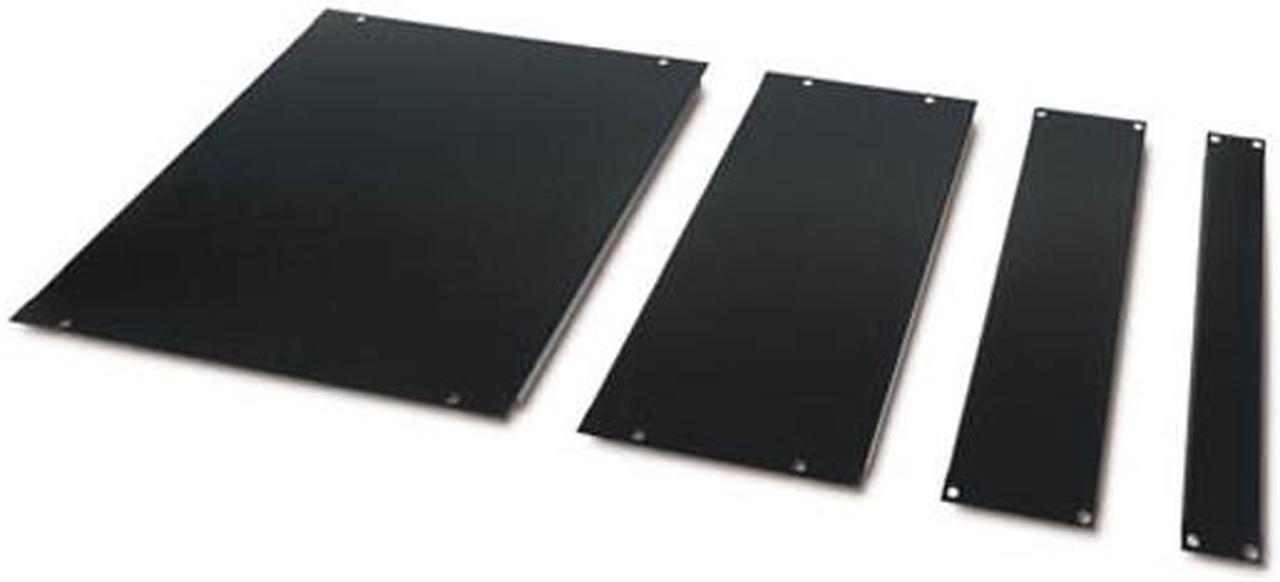 APC AR8101BLK Airflow Management Blanking Panel Kit (1U, 2U, 4U, 8U) Black