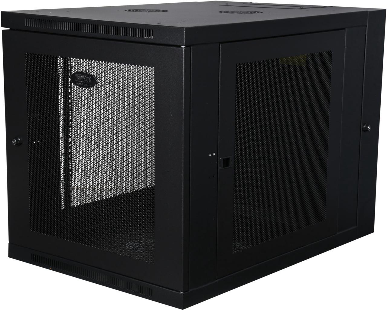 Tripp Lite 12U Wall-Mount Rack Enclosure Cabinet, Hinged Back, Server-Depth (SRW12US33)