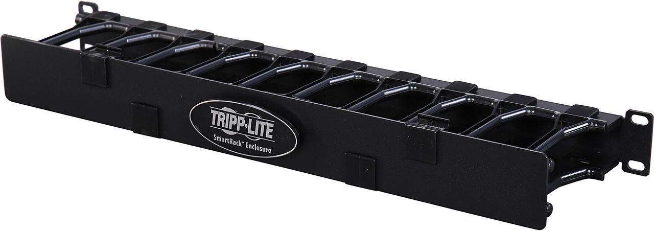 TRIPP LITE SRCABLEDUCT1UHD 1U High Capacity Horizontal Cable Manager (Finger duct with dual-hinge cover)