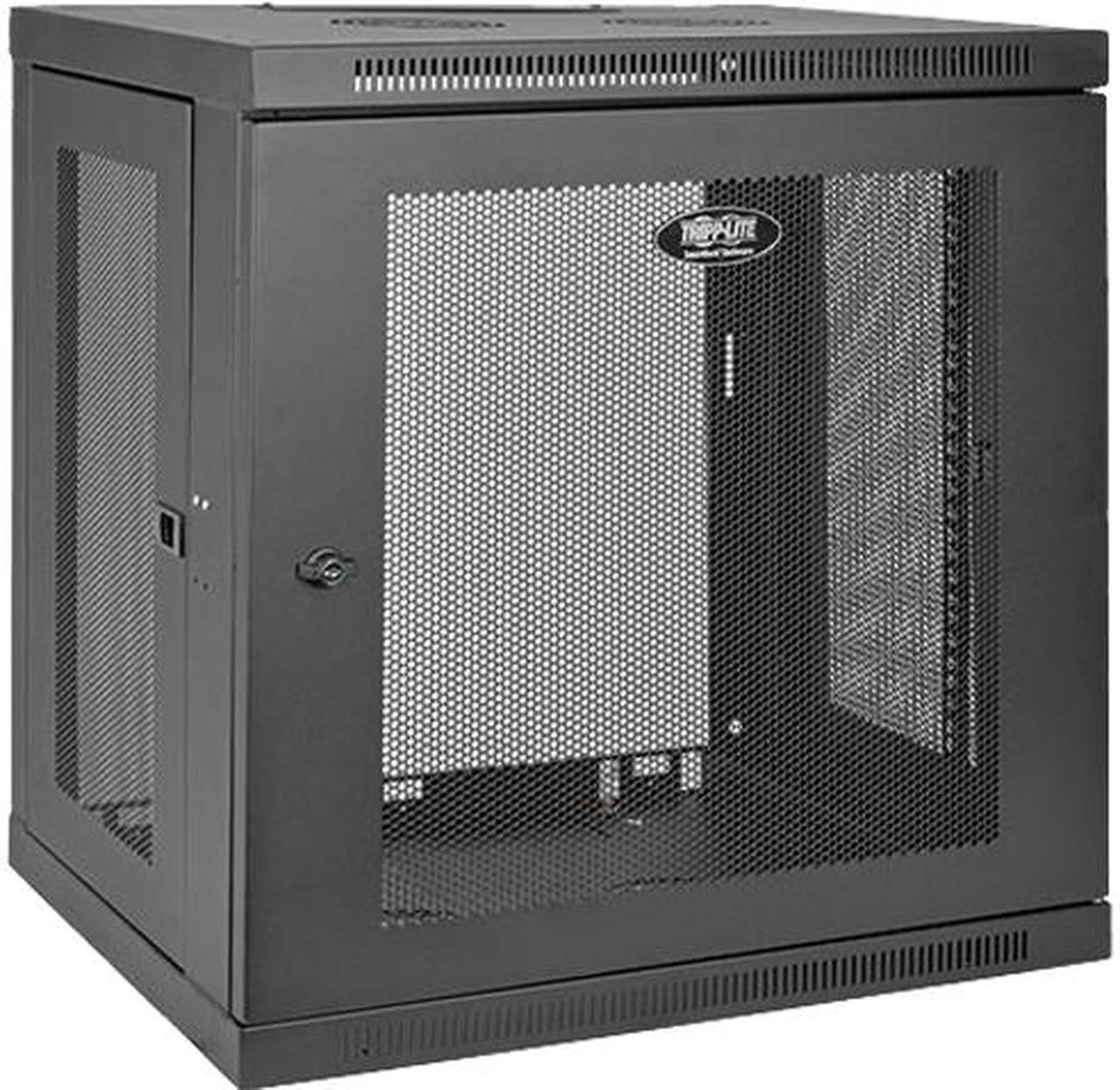 Tripp Lite 12U Wall-Mount Rack Enclosure Cabinet, Low-Profile Switch-Depth (SRW12U)