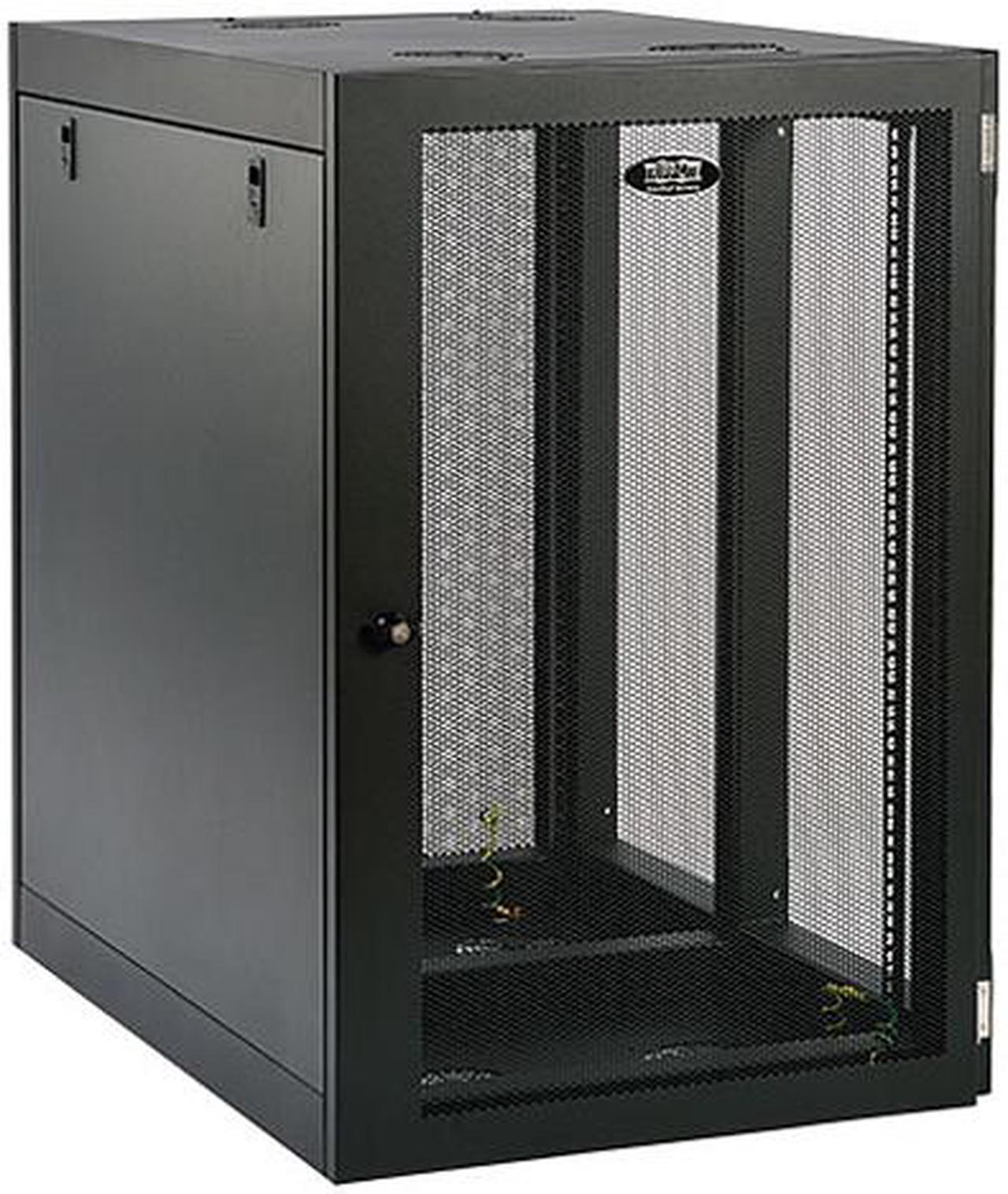 Tripp Lite SRW18UHD 18U SmartRack Heavy-Duty Side-Mount Wall-Mount Rack Enclosure Cabinet