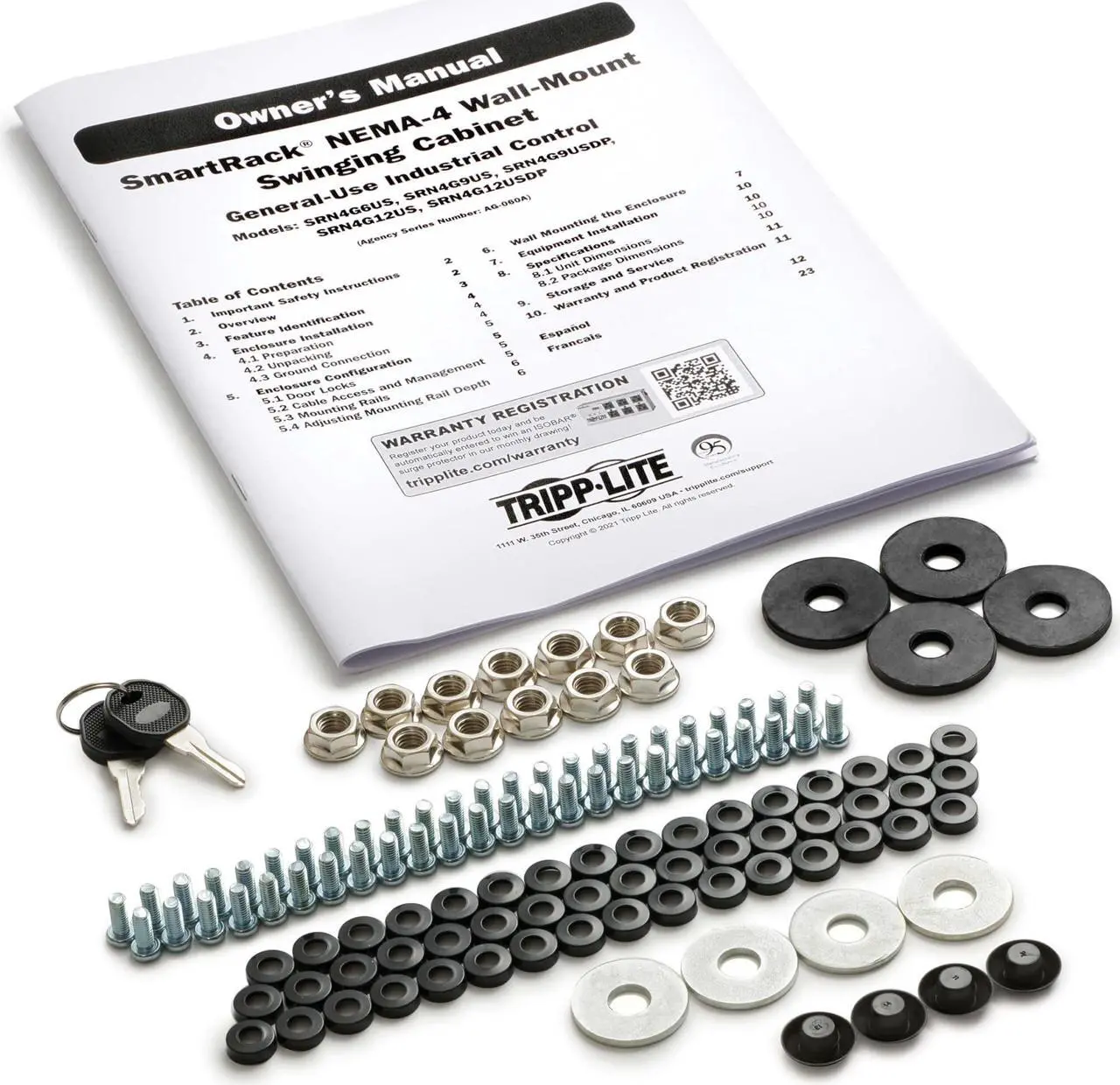 Tripp Lite SmartRack Industrial Wallmount Rack Enclosure - 9U - 32IN ...