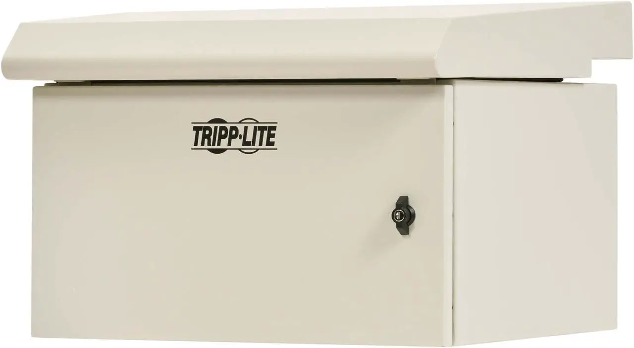 Alt view image 2 of 6 - Tripp Lite SmartRack Industrial Wallmount Rack Enclosure - 6U - 20.5IN Depth - NEMA 3R - Gray SRN3RG6UDP