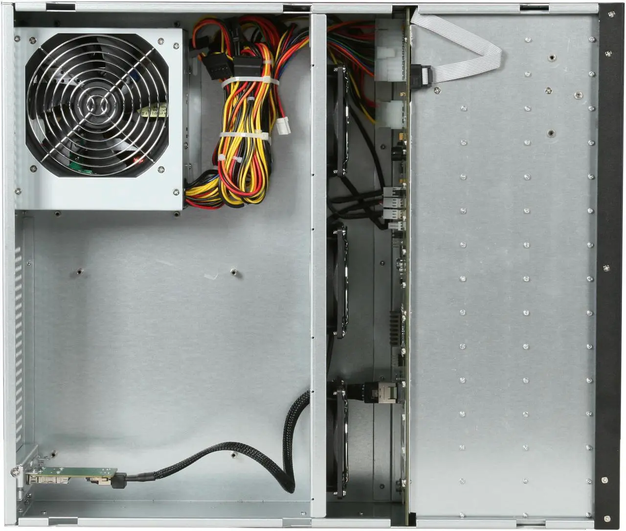 Alt view image 6 of 7 - Habey DS-1280 12 3.5" Drive Bays One 12.0 Gbps Mini SAS (SFF 8088) connector 3U 12-bay SAS Expander Direct Attached SAS/SATA JBOD Storage Array