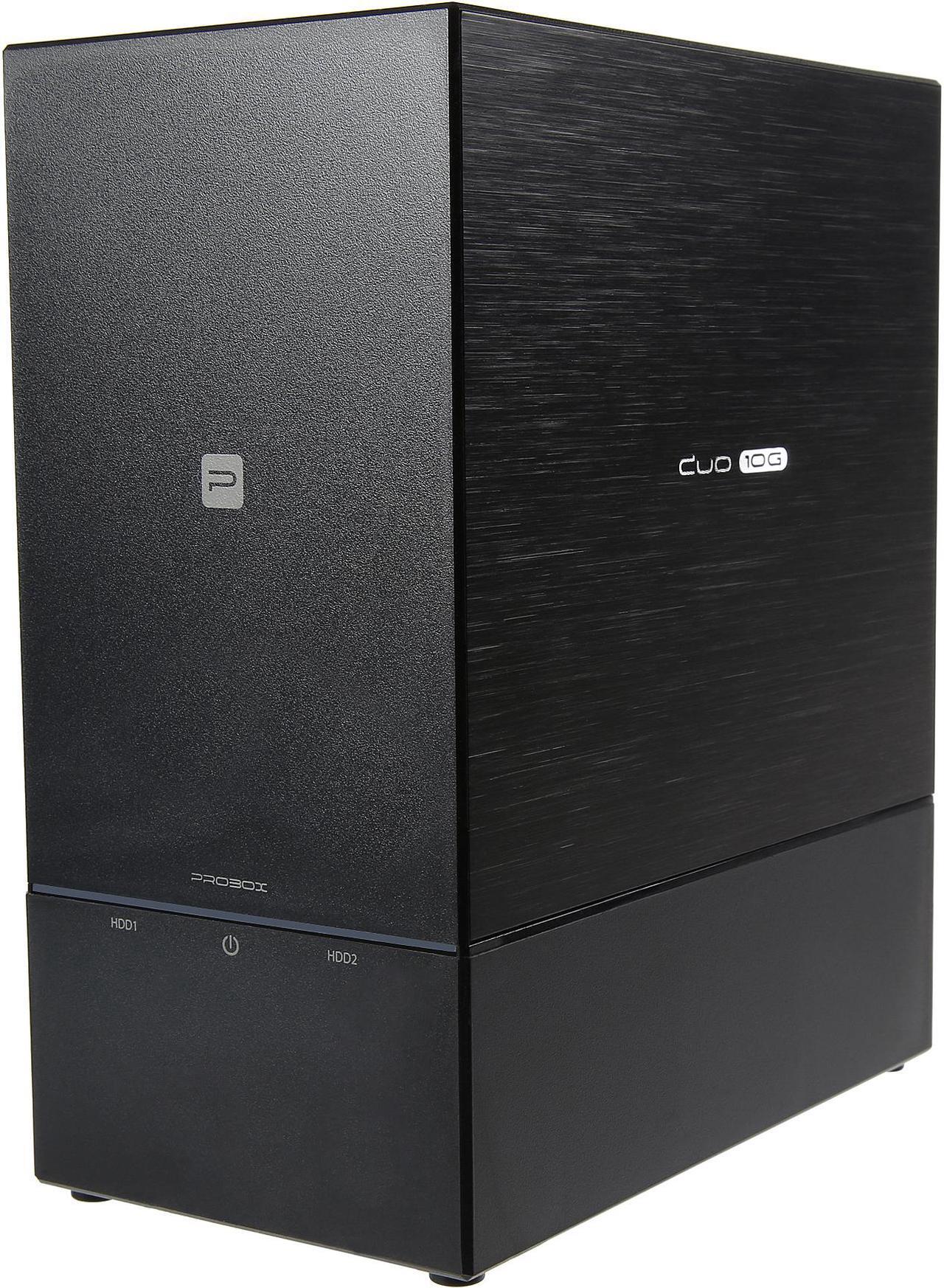 Main image of Mediasonic ProRaid HUR5-SU31C 2 Bay 2.5-inch & 3.5-inch SATA Hard Drive Enclosure - USB 3.1 GEN-II 10 Gbps & USB-C
