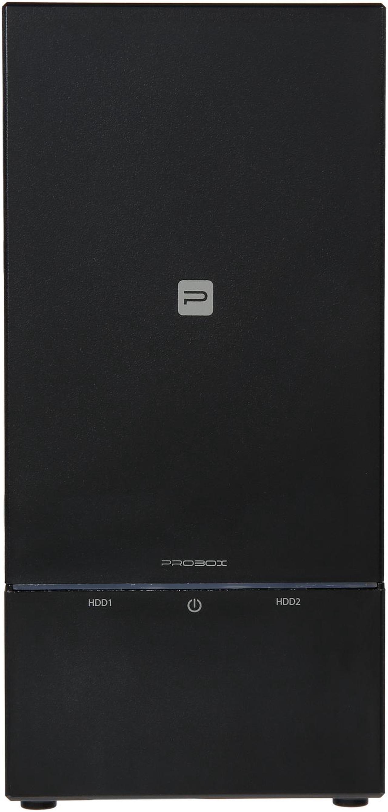 Alt view image 3 of 6 - Mediasonic ProRaid HUR5-SU31C 2 Bay 2.5-inch & 3.5-inch SATA Hard Drive Enclosure - USB 3.1 GEN-II 10 Gbps & USB-C